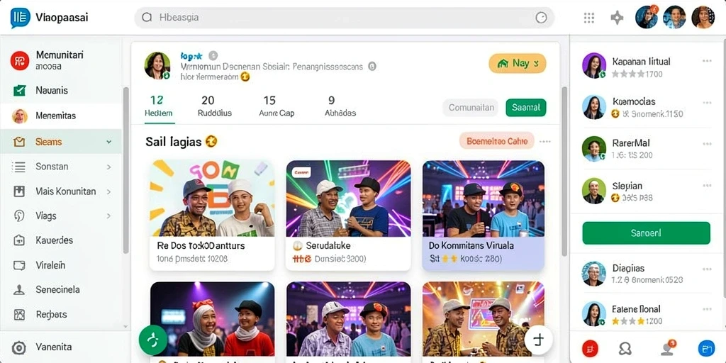 yumetoto - Screenshot menunjukkan grafis indah dunia bermain yang luas.